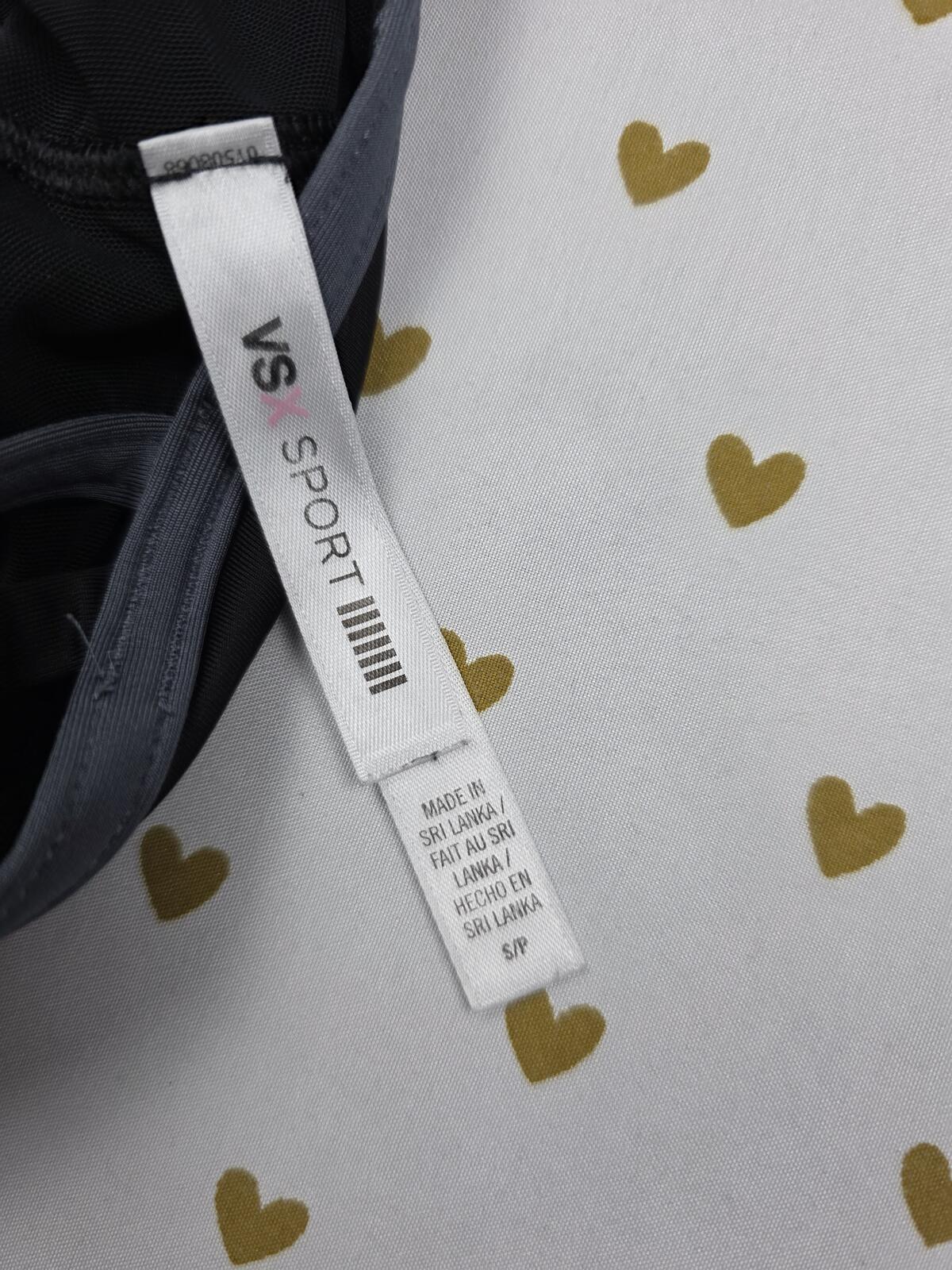 Victorias Secret VSX Strappy SMALL sports bra Bralette Bra Top Tank