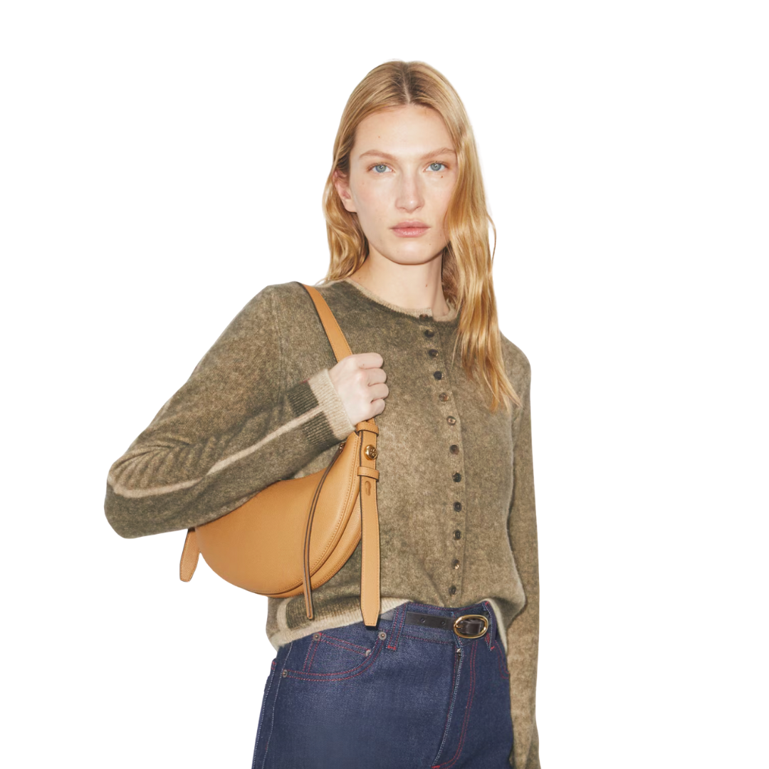 Tory Burch Romy Half Moon Shoulder Bag