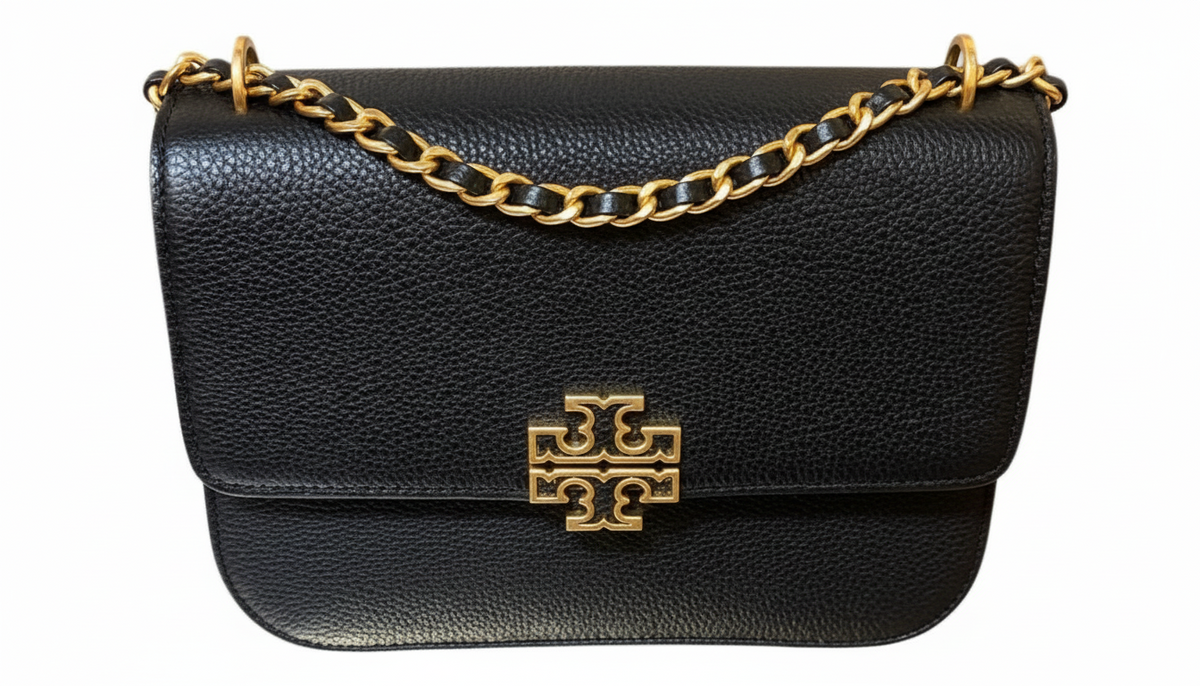 NWT Tory Burch Britten Small Adjustable Leather Shoulder/ Crossbody Bag