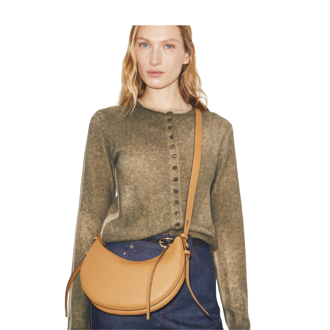 Tory Burch Romy Half Moon Shoulder Bag