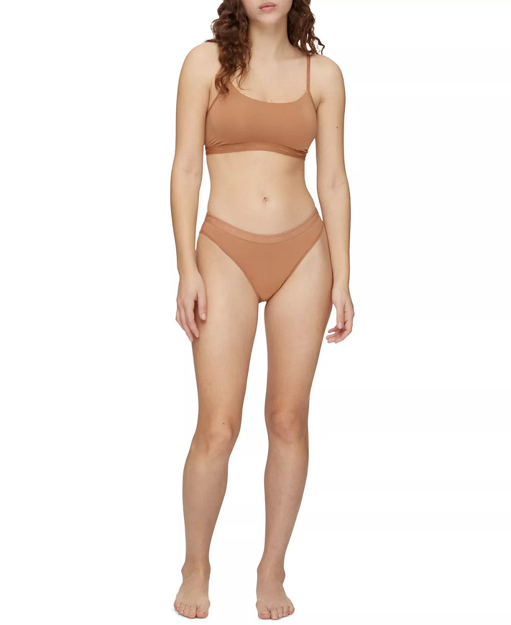 Calvin Klein New Comfort Logo Unlined Bralette - QF6757